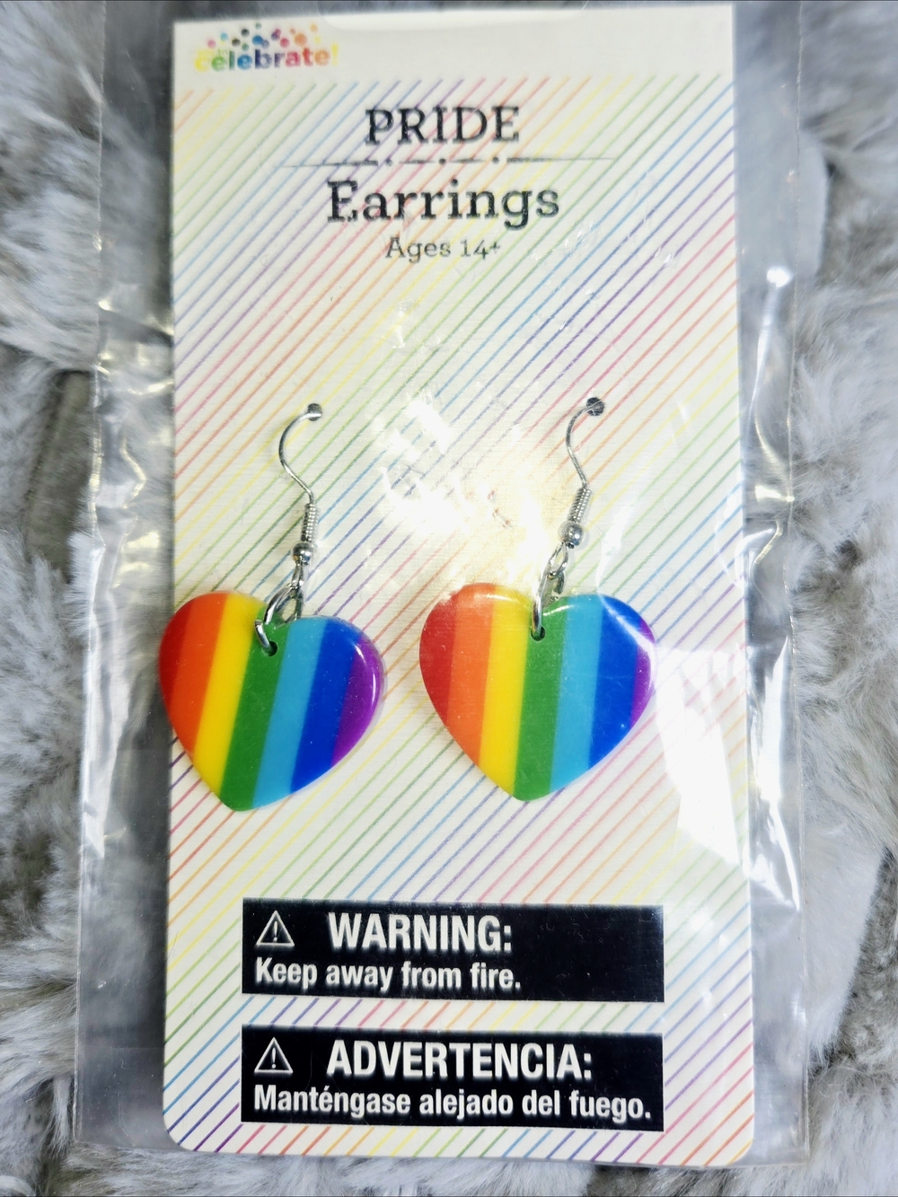 NWT! PRIDE & SOLIDARITY  🌈 💜Earrings SNAZZY RETRO LGBTQIA+ QTBIPOC & ALLIES - Picture 9 of 9